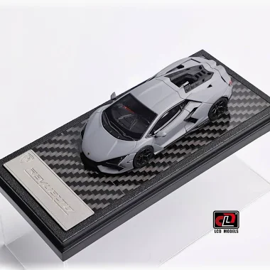 Xe Mô Hình Lamborghini Revuelto 1:64 LCD (Matte Grey)