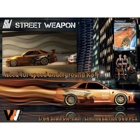 Nissan R34 Need For Speed Underground