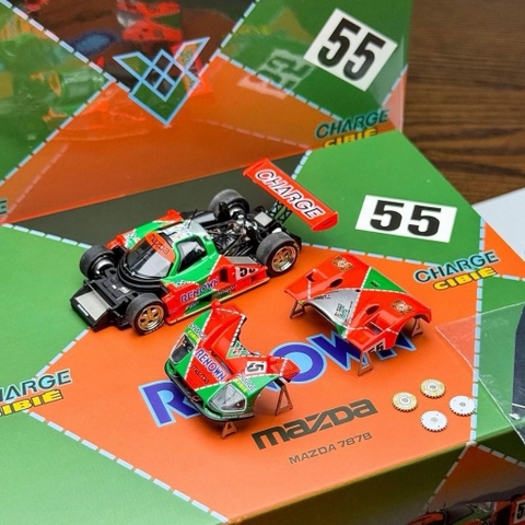 Xe Mô Hình Honda Mazda 787B 1:64 Motor Helix
