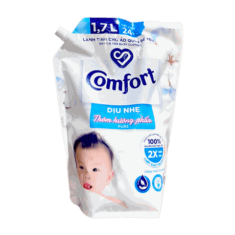 Nước Xả Comfort Chăm Sóc Dịu Nhẹ Cho Da Nhạy Cảm 1.7L