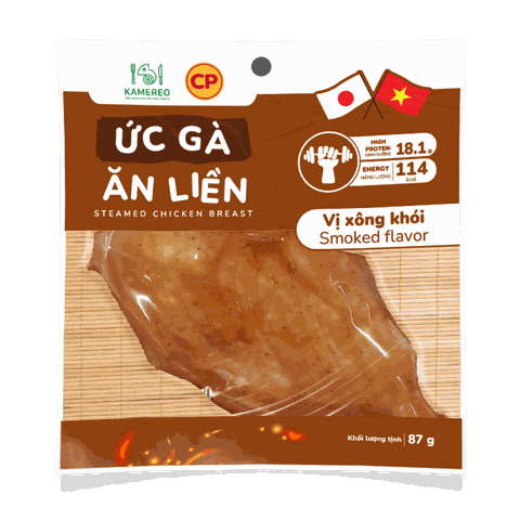 Ức Gà Ăn Liền Kamereo x CP Vị Xông Khói 87g