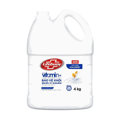 Nước Rửa Tay Lifebuoy Xanh - Chăm Sóc Da 4kg