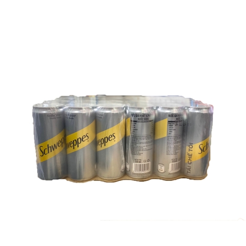 [Thùng] Nước Soda Có Gas Schweppes 320ml x 24 Lon