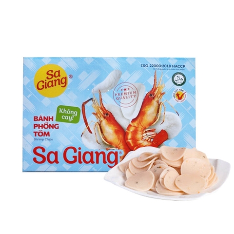 Bánh Phồng Tôm Không Cay Sa Giang 200g