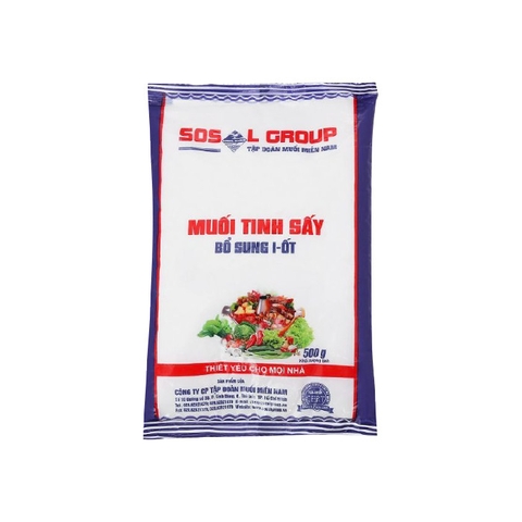 Muối Tinh Sấy Bổ Sung I Ốt Sosal Group 500g