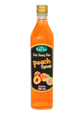 Sirô Đào Golden Farm 520ml