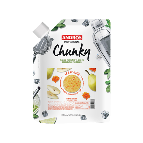 Mứt Andros Chunky Lê, Hoa Cúc Túi 1kg