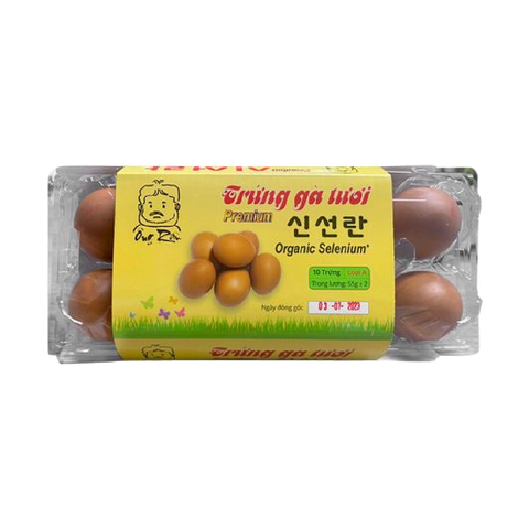 Trứng Gà GFoods 55g Hộp 10 Quả