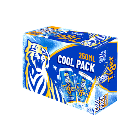 Bia Tiger Coolpack Lon 250ml