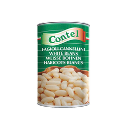 Đậu Trắng Đóng Lon Contel 400g