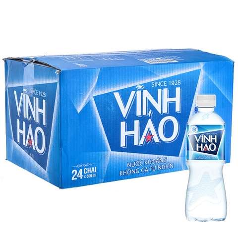 Nước Khoáng Vĩnh Hảo Không Ga PET 500ml