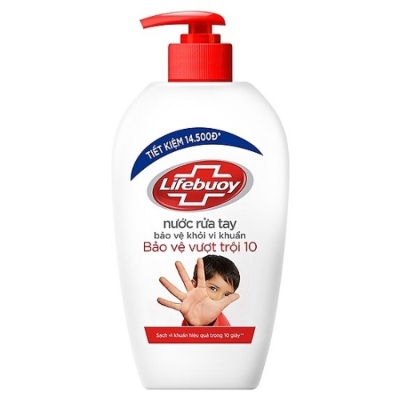 Sữa Rửa Tay Lifebuoy Đỏ - Bảo Vệ Vượt Trội 450g