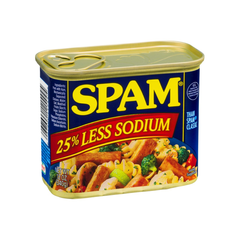 Thịt hộp Hormel Spam Less Sodium 340g