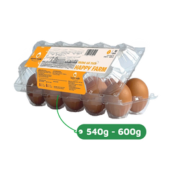 Trứng Gà Happy Farm Size M Hộp 10 Quả