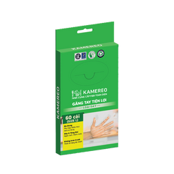 Găng Tay Tiện Lợi Kamereo Loại Dày Size L (60 Cái/ Hộp)
