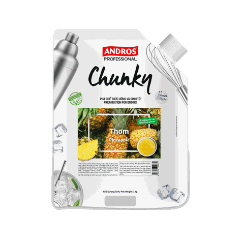 Mứt Andros Chunky Thơm 1kg
