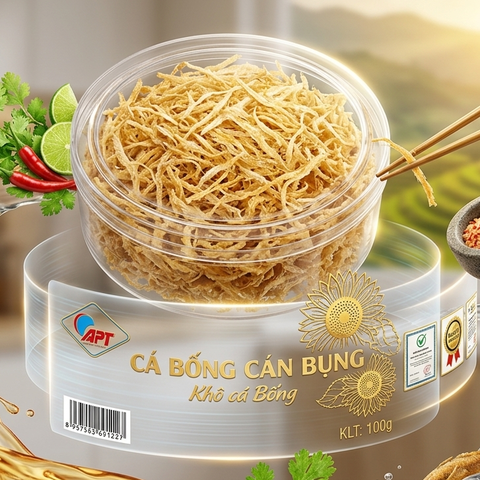 Khô cá bống cán bung APT 100g