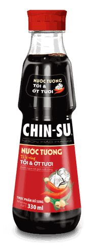 Nước tương CHIN-SU Tỏi ớt 330ml