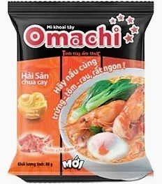 Mì khoai tây Omachi hương vị lẩu hải sản chua cay
