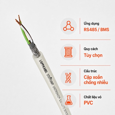 Cáp Tín Hiệu LAPP UNITRONIC Li2YCY (TP) RS485/RS422 Chống Nhiễu