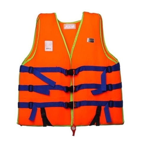 Áo phao cứu sinh có cổ kèm còi – không dây kéo, số 7, 65–70kg