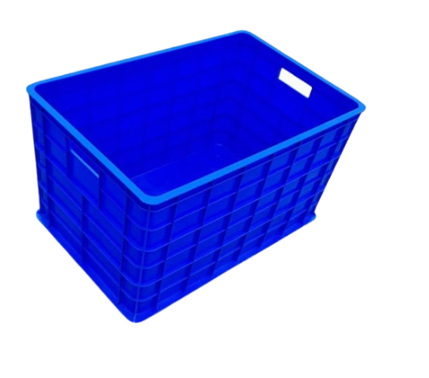 Thùng nhựa đặc 5 bánh xe SB029 – xanh dương – 780 × 500 × 430 mm