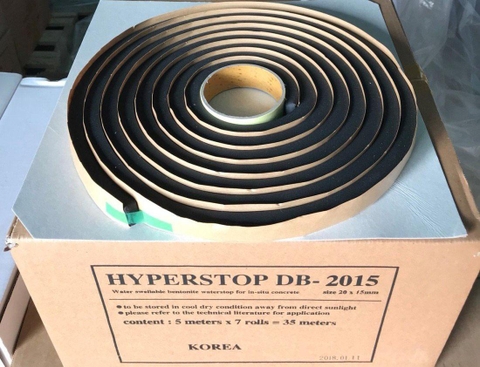 Băng trương nở chống thấm Hyperstop DB 2015 20 × 15mm