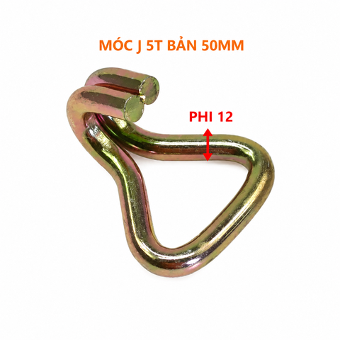 Móc J bản 50mm (2 inch) – 5 tấn.