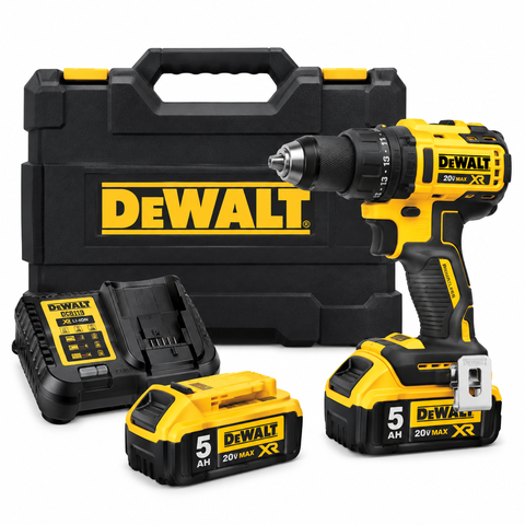 Máy khoan động lực dùng pin DEWALT 20V MAX XR DCD806P1 – đầu kẹp 13mm, 1 pin 5.0Ah + sạc