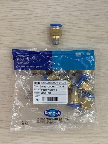 Nối Ống Thẳng SANG-A Ø6 Ren 21 GPC0604