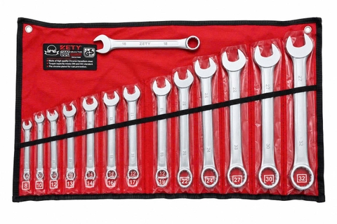 Bộ cờ lê vòng miệng ZETY 8–32mm – 14 chi tiết