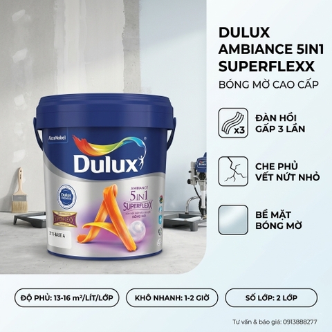 Dulux Ambiance 5IN1 Superflexx Bóng Mờ Z611