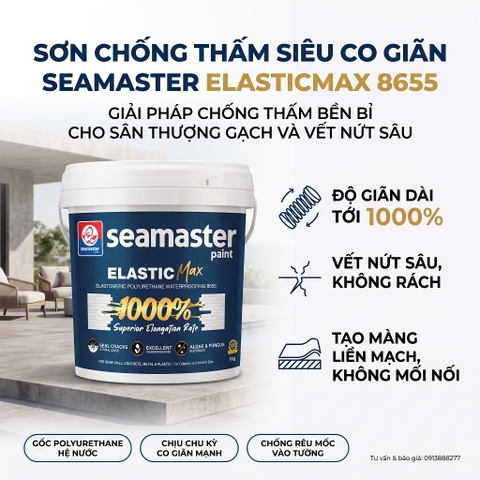 Sơn Chống Thấm Siêu Co Giãn Seamaster Elasticmax