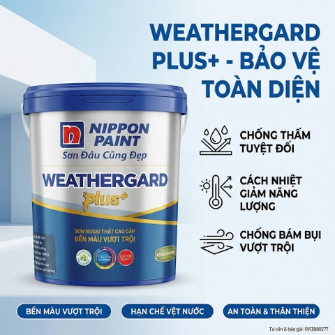 Sơn Nippon WeatherGard Plus+ Ngoại Thất