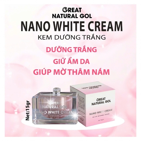 Kem NANO WHITE CREAM kem dưỡng trắng da