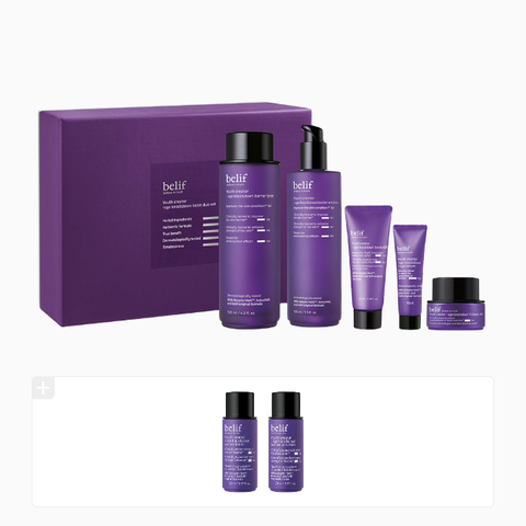 Bộ Dưỡng Da Chống Lão Hóa & Củng Cố Hàng Rào Bảo Vệ Da Belif Youth Creator - Age Knockdown Basic Duo Set