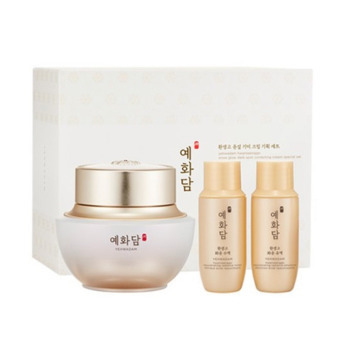 Bộ Kem Dưỡng Mờ Nám & Trắng Sáng Da Yehwadam Hwansaenggo Snow Glow Dark Spot Correcting Cream Special Set