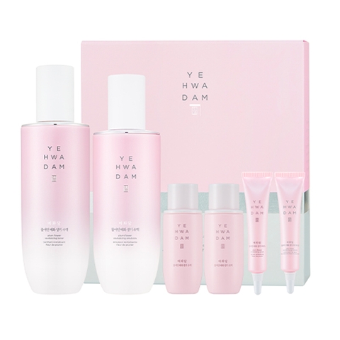 Bộ Dưỡng Da Phục Hồi Cấp Ẩm Yehwadam Plum Flower Revitalizing Skincare Set