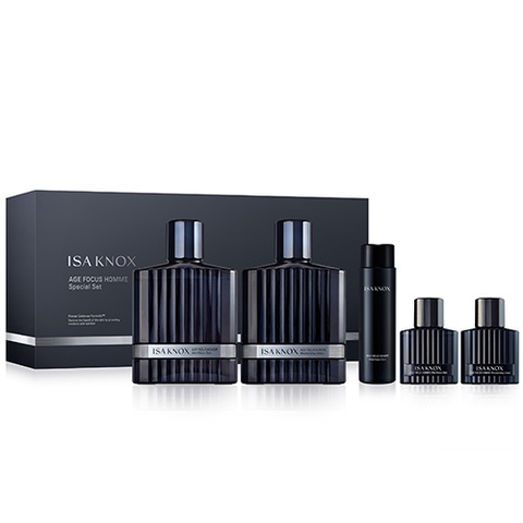 Bộ Dưỡng Da Chống Lão Hóa Cao Cấp Cho Nam Isa Knox Age Focus Homme Special Set