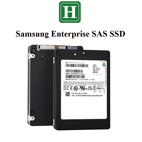 SAS SSD - Samsung PM1635 1,6TB - Enterprise SSD SAS - Bảo hành 6 tháng