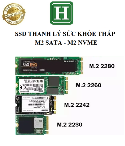 Ổ CỨNG SSD M2 128GB, 256GB, 512GB thanh lý, M2 SATA, M2 NVME sk thấp, BH 1 tháng
