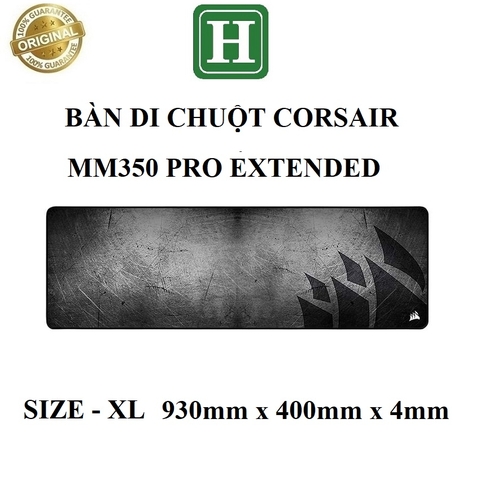 Tấm lót chuột, bàn phím - Bàn di chuột Corsair MM300 PRO Extended