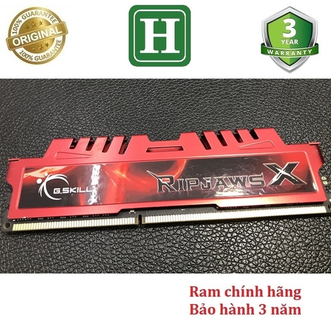 Ram PC DDR3 4Gb bus 1600 - 12800U, ram bộ hiệu GSKILL RIPJAWS X