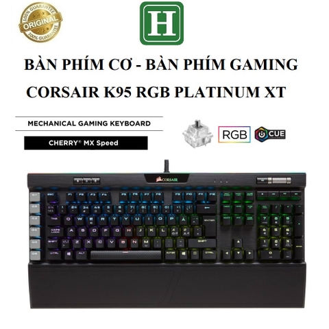 Bàn phím cơ, Bàn phím gaming CORSAIR K95 RGB PLATINUM XT, hàng chính hãng BH 6 tháng