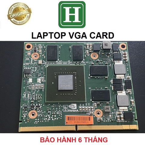 Card màn hình Laptop nVIDIA QUADRO k1000m 2GB GDDR3 128bits,
