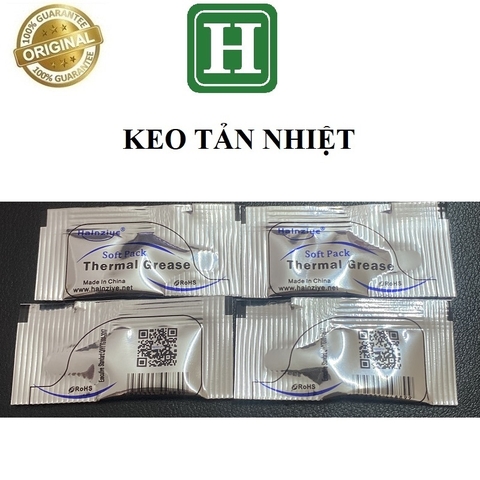 Keo tản nhiệt dạng túi Halnziye - màu bạc