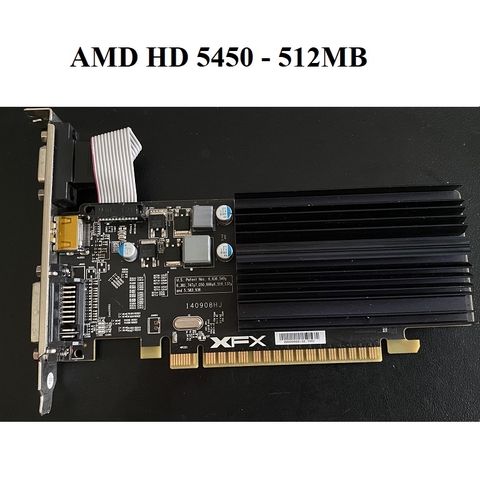Card đồ họa AMD Radeon HD 5450, 6670,  7470, 8490 - hàng zin tháo máy, BH 6 tháng