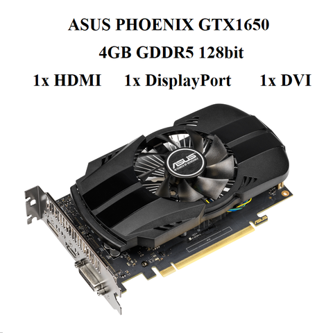 card Asus Phoenix GTX1650 4gd5