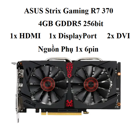 CARD ASUS R7 370 4GB D5