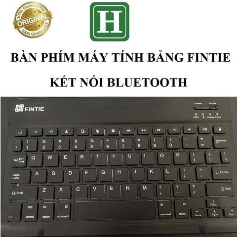 Bàn phím máy tính bảng, Bàn phím Bluetooth không dây Fintie Ultra Thin hàng chính hãng BH 6 tháng